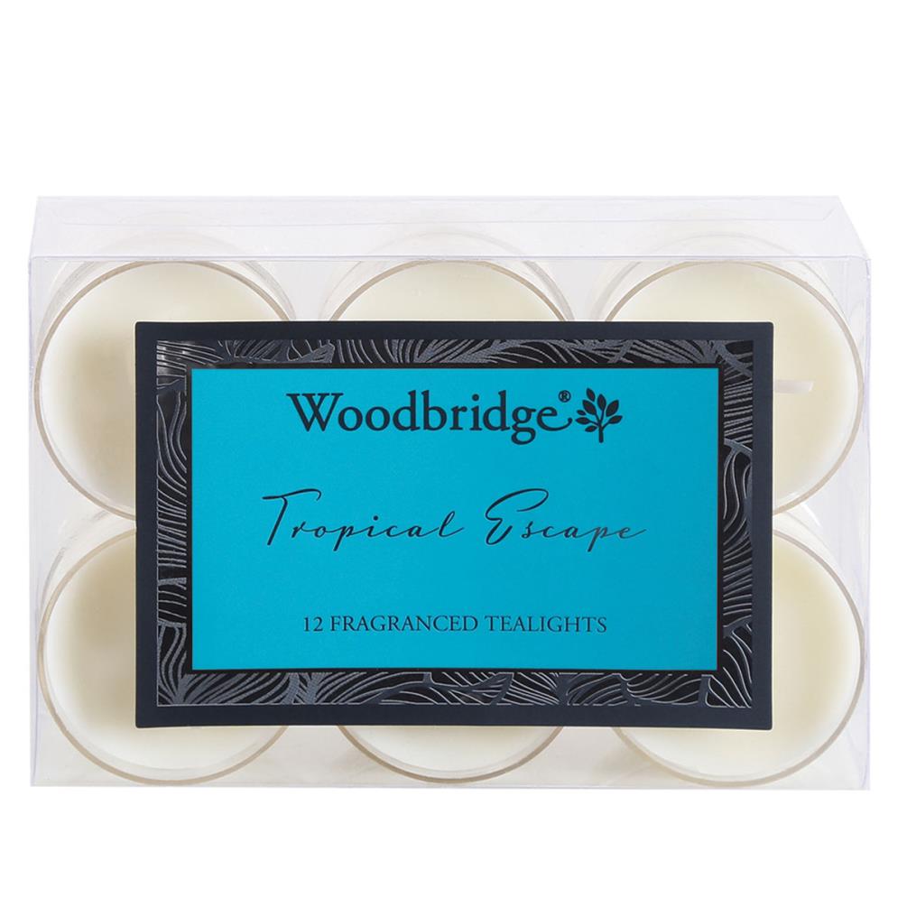 Woodbridge Tropical Escape 4 Hour Tealights (Pack of 12) £4.49